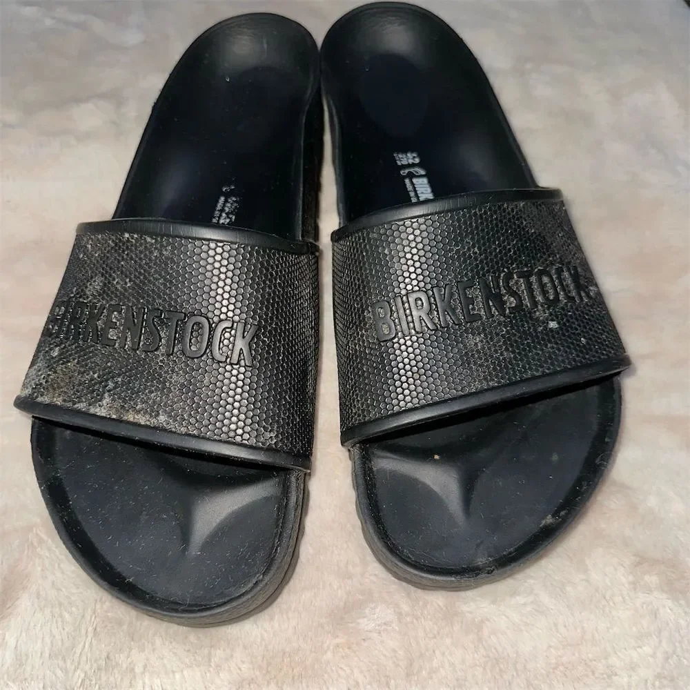 Birkenstock Barbados Men's Black EVA Slide Sandals Size 9 Casual